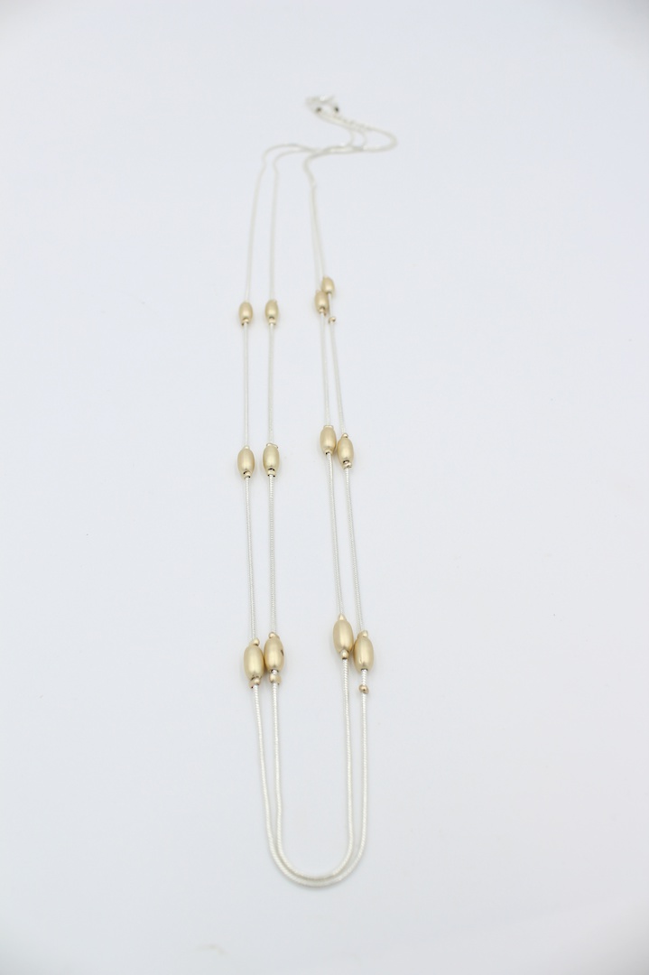 Raina Two Chain Necklace image 0