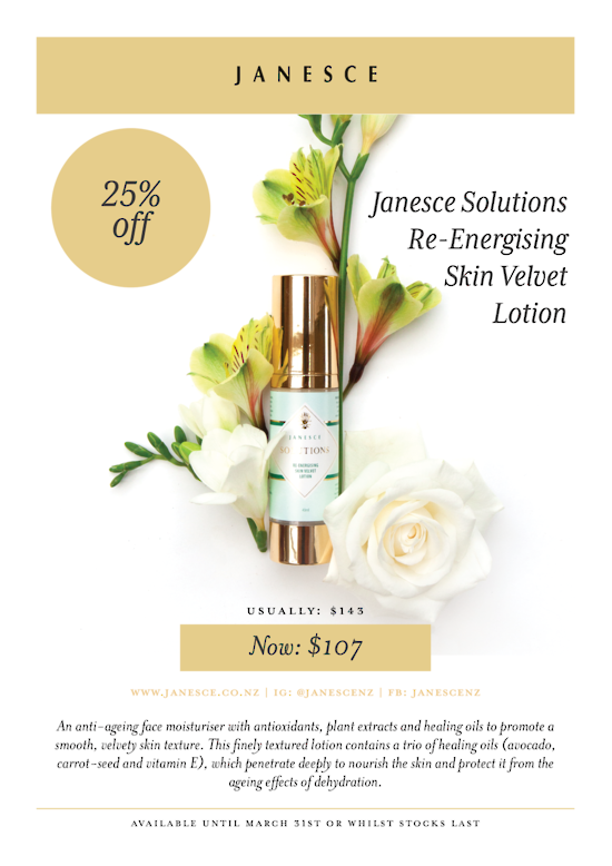 Janesce Silken Mist, Janesce Skincare NZ