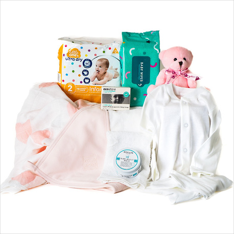 The Complete Baby Gift Hamper in Pink image 1