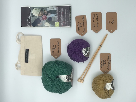 Get to Know Hemp Blends  Knitting Yarn - Kit Four - Various Colours image 0