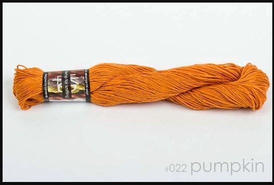 100% Hemp - Double Knitting / 8 Ply Weight - Pumpkin image 1