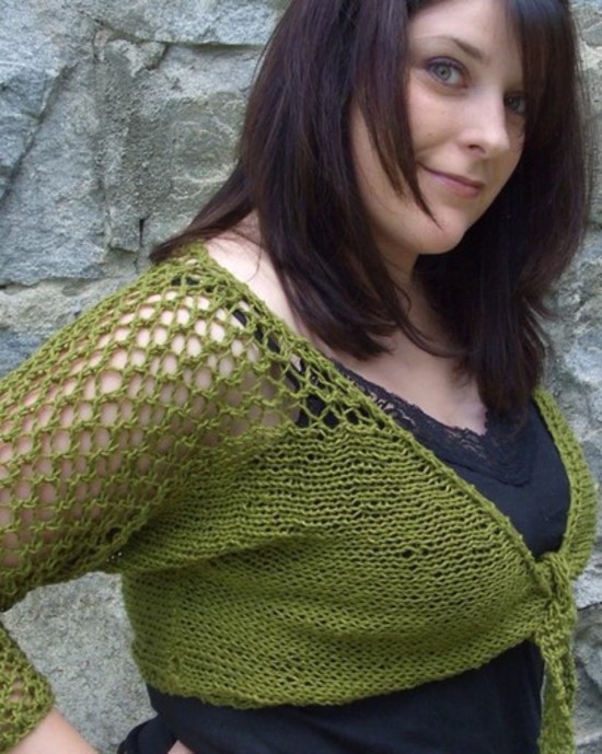 Delux Cover Up - Hemp Knitting Pattern image 3