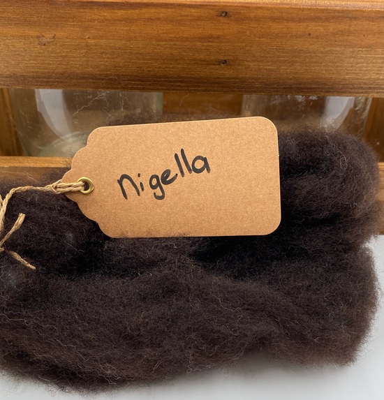 Single Sheep Carded Wool Release - Nigella (300 Gram Bags) image 0