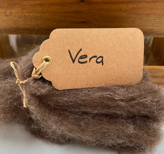 Single Sheep Carded Wool Release - Vera  (300 Gram Bags) image 0