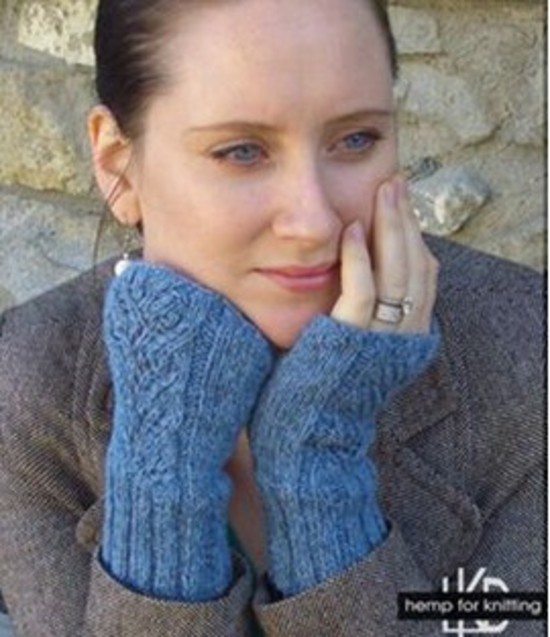 Kathy's Fingerless Gloves -  Small Hemp and Cashmere Knitting Project image 0