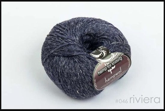 65% Wool and 35% Hemp - Double Knitting / 8 Ply Weight  - Riviera image 0