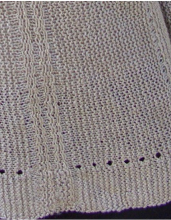 Casual Garter Stitch Pullover Hemp Knitting Pattern image 4