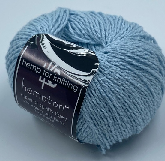 Hemp and Cotton Blend - Hempton - Misty Blue image 0
