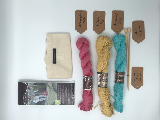 Get to Know Hemp Knitting Yarn - Kit Eight - Various Colours image 0