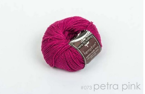 Hemp and Cotton Blend - Hempton - Petra Pink image 2