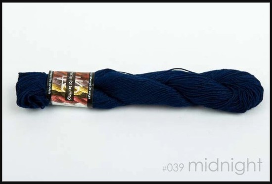 100% Hemp - Double Knitting / 8 Ply Weight - Midnight Blue image 1