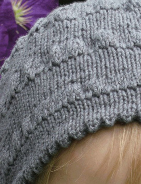 Girly Cloche Hat - Hemp Knitting Pattern image 1