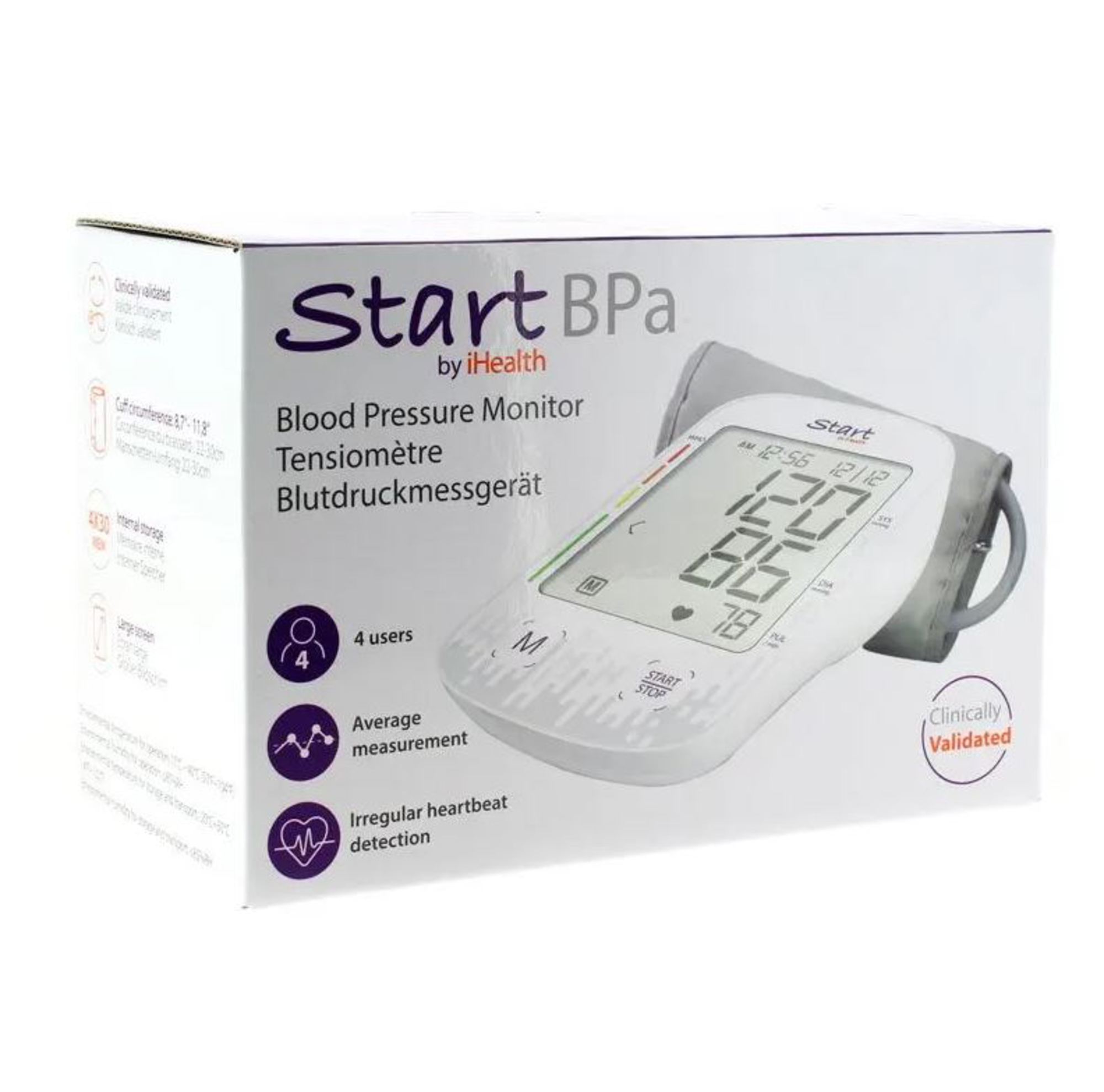 Ihealth BPST1 Refurbished Blood Pressure Monitor