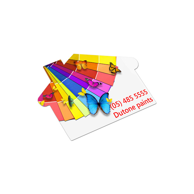 AD Labels 70 x 50mm - House Shaped image 0
