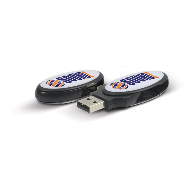 Oval USB 2GB Flash Drive image 0