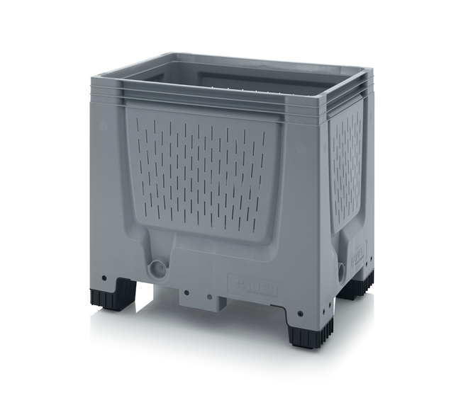 250 Litre Vented Pallet Bin with Feet image 0