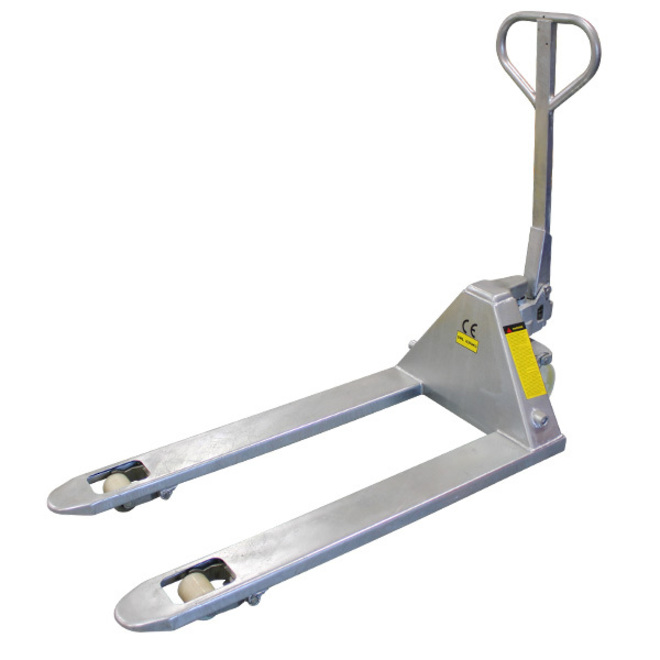Galvanised 2 Way Entry Pallet Truck image 0