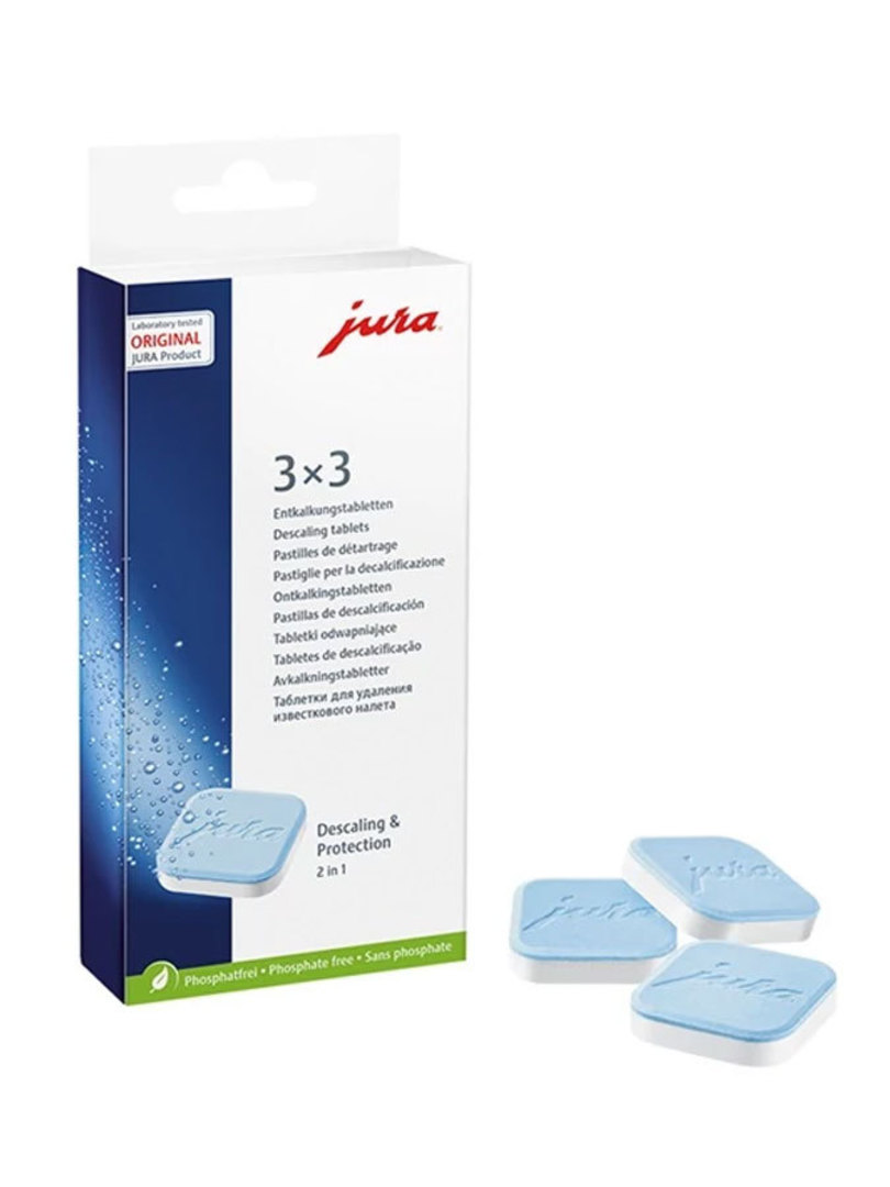 Jura 2-Phase Decalcifying Tablets - 3 x 3 Pack image 0