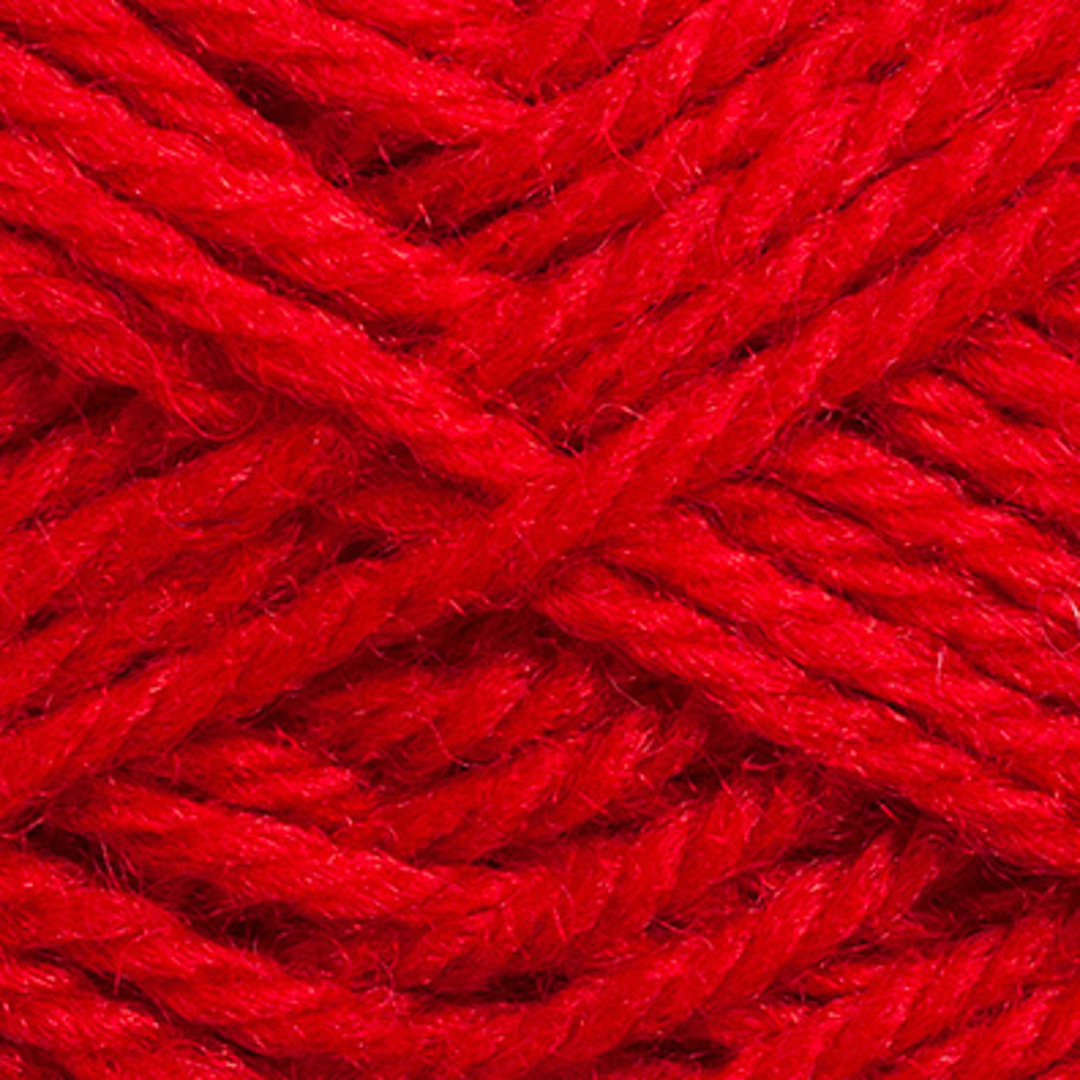 Red Hut: Pure 100% New Zealand Wool 8 Ply Yarn - Red image 0