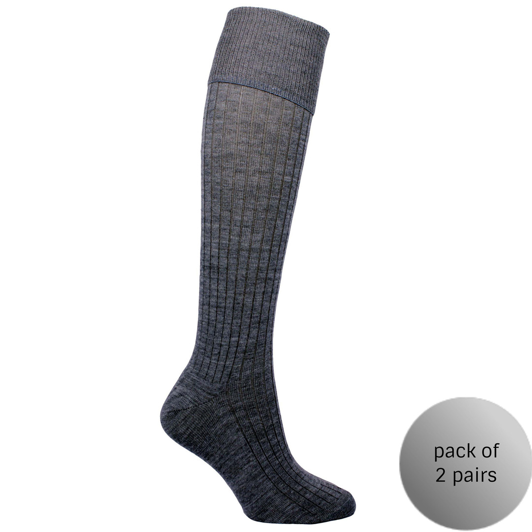 Grey School Merino Sock image 0