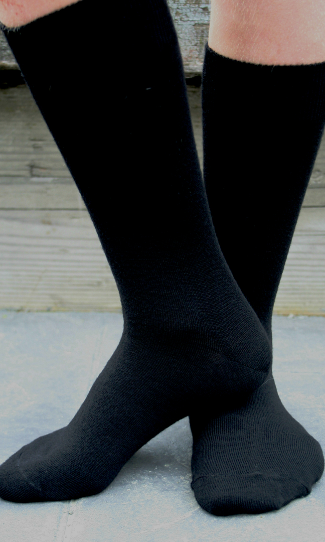 Plain Merino Dress Sock in Bulk - Womens & Small Adult image 1
