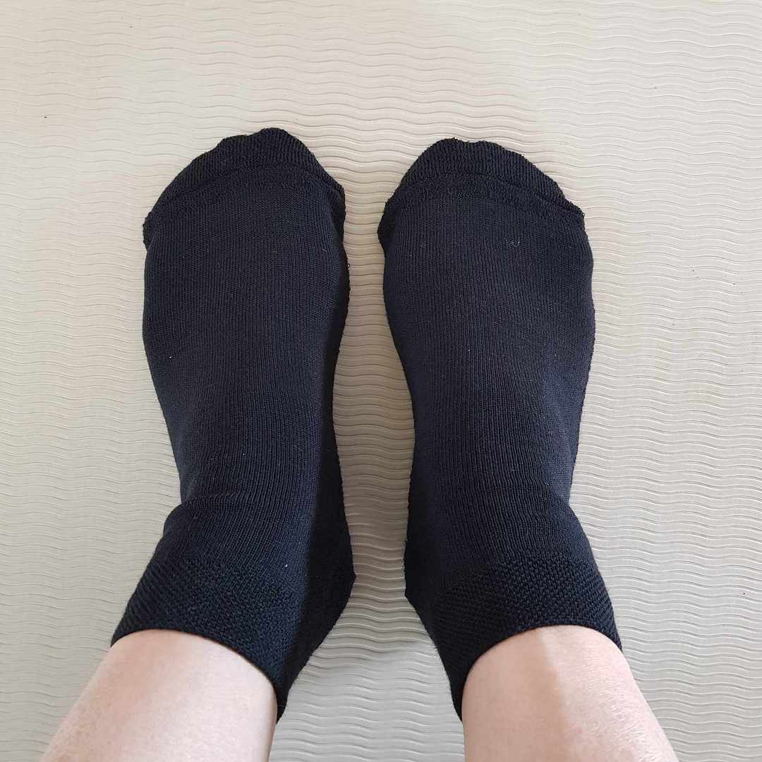 Yoga or Pilate Merino Socks with Grip - one size fits most image 1