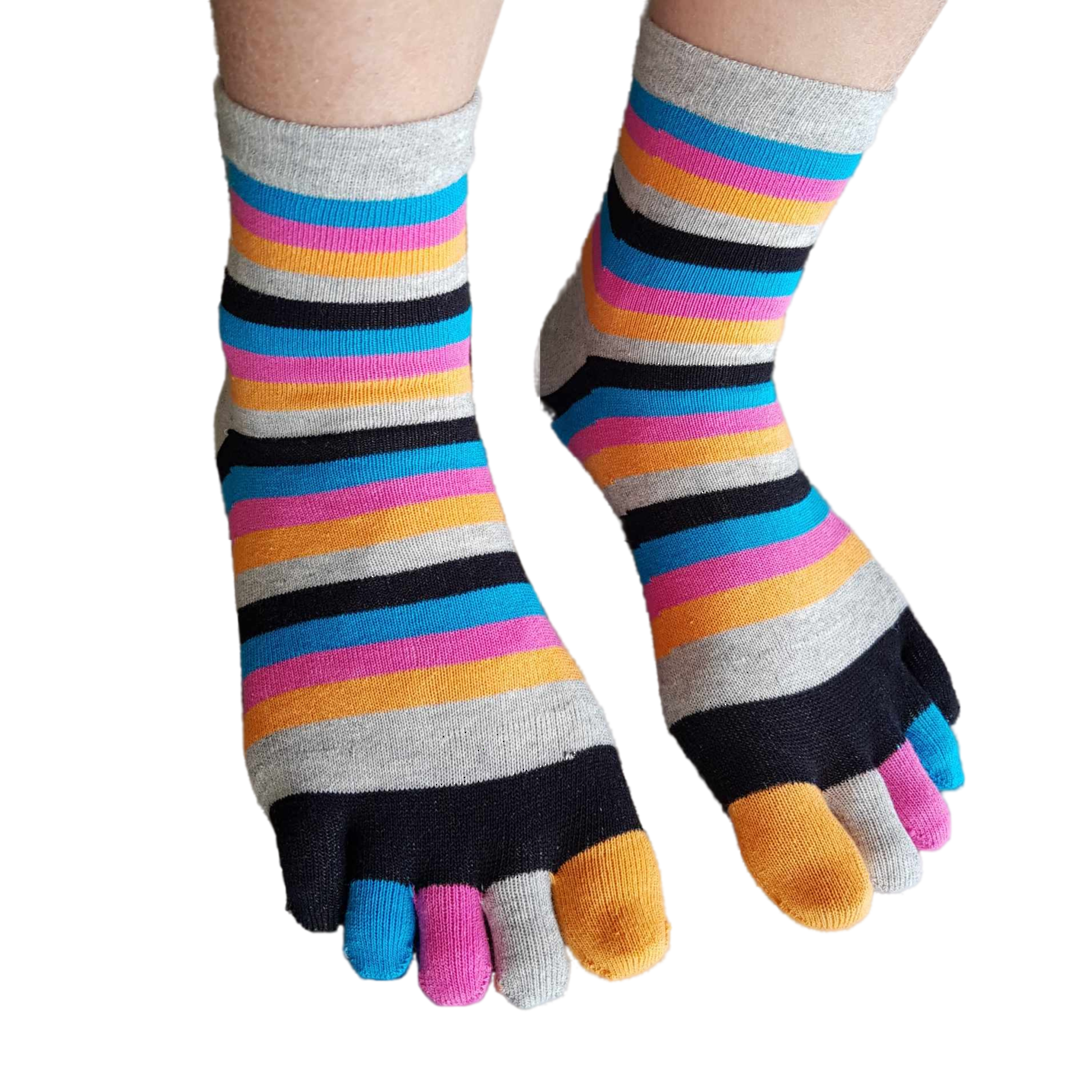 Toe Socks - Women's shoe size 3-9 image 1