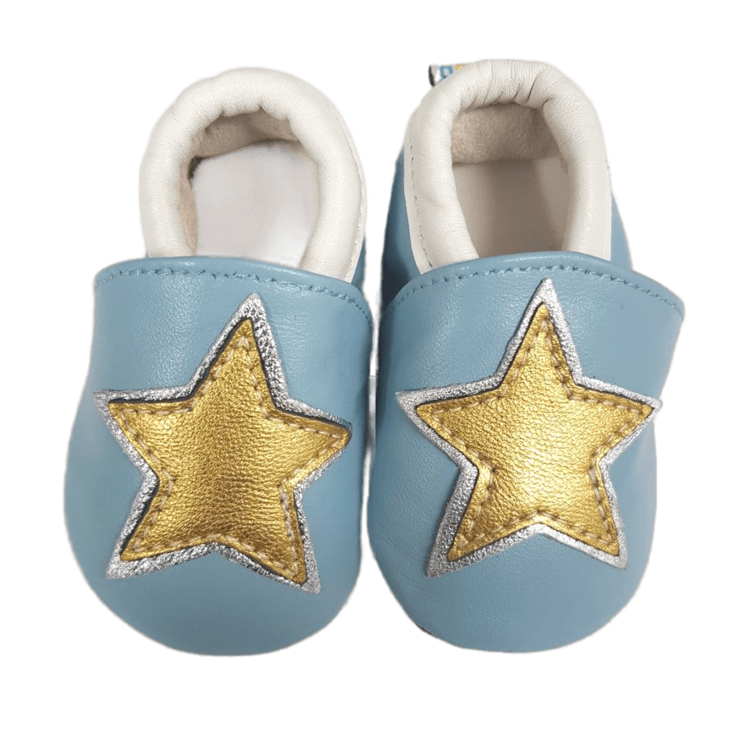 Star Leather Baby Shoes image 0