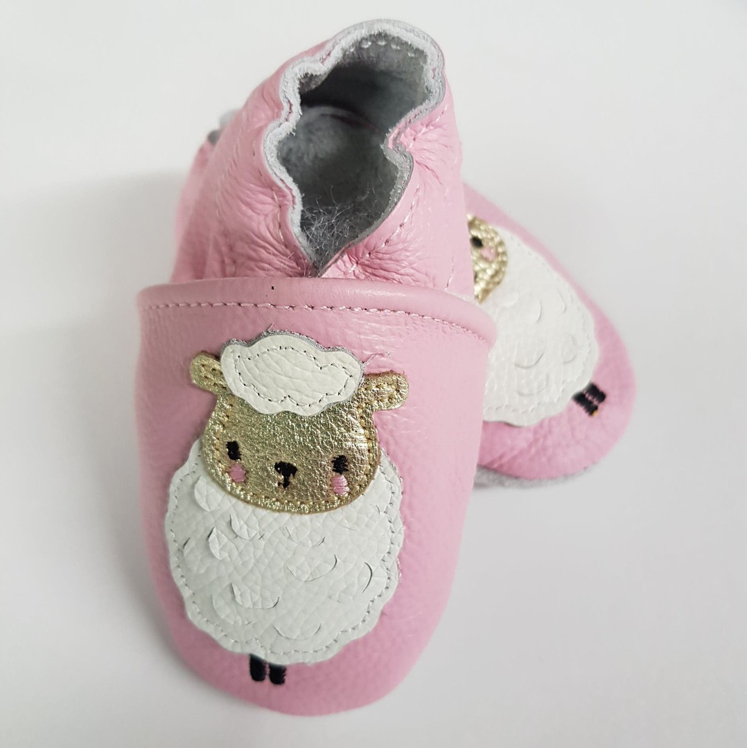 Sheep Leather Baby Shoes image 1