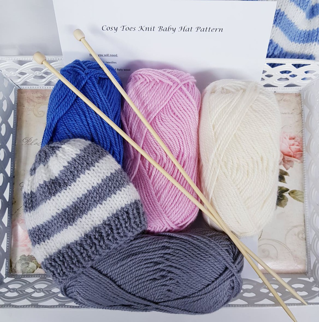 Knit a Wool Baby Hat Kit image 0