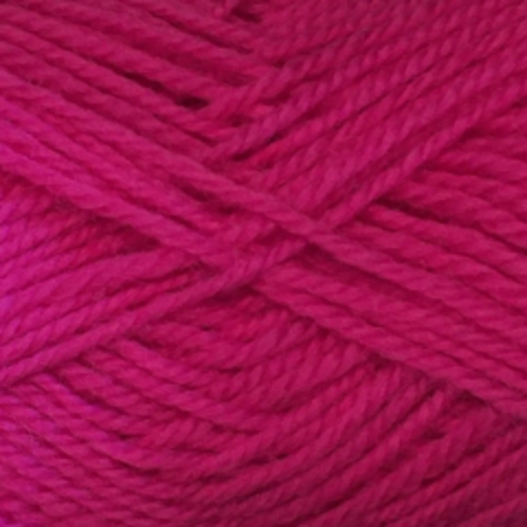 Red Hut: Pure 100% New Zealand Wool 8 Ply Yarn - Hot Pink image 0