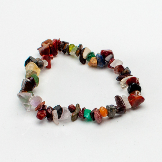 Amethyst Beads BCB12 Agate Mix Quartz Beads Adjustable Bracelet- Tourmaline 