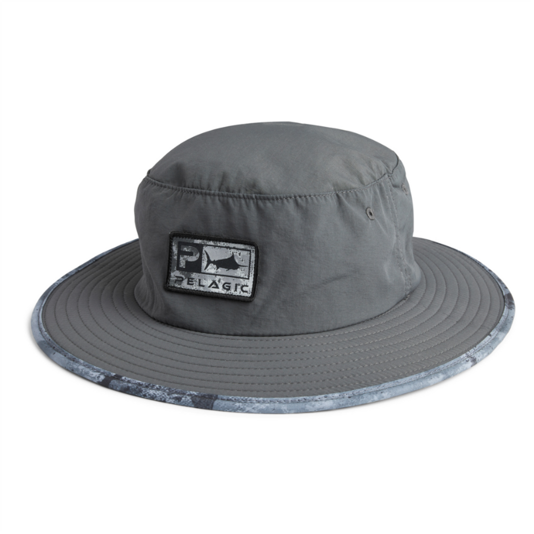 Pelagic Bucket Hat Sunsetter Pro - Open Seas Black image 0