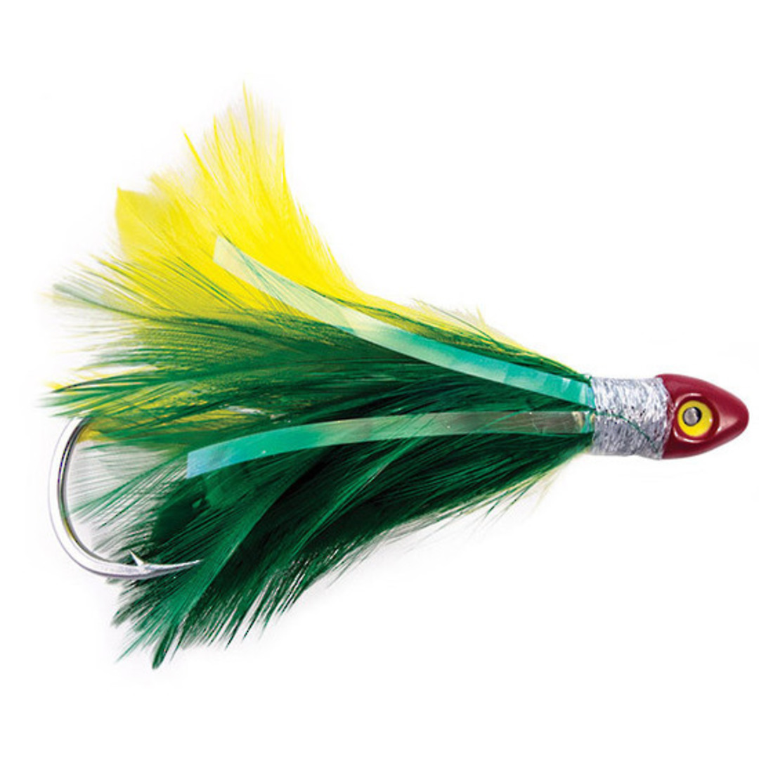 BMT Green/Yellow Saltwater Chicken Rigged image 0