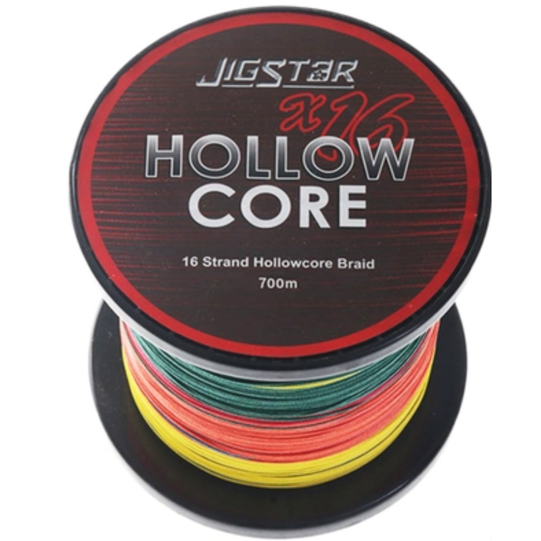 Jig Star 80lb Hollow Core Braid 700m Multi Colour image 0