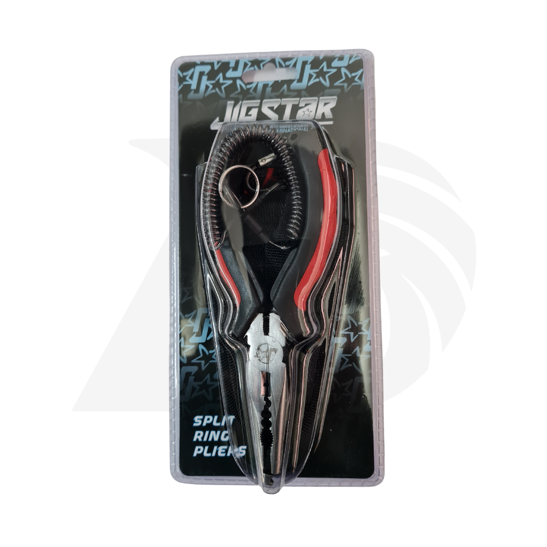 Jigstar Stainless Split Ring Pliers with Pouch image 0