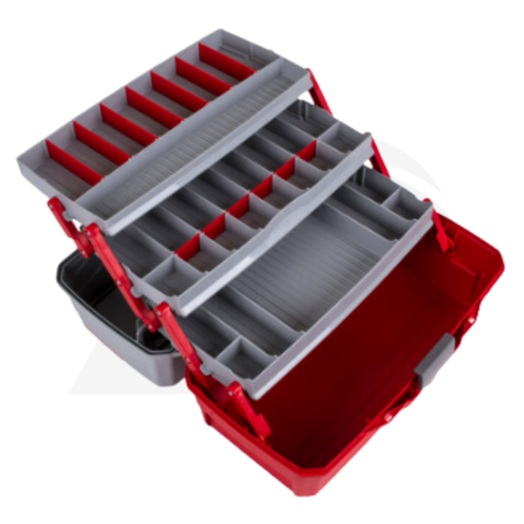 Flambeau Tackle Box 3 Tray Red image 0