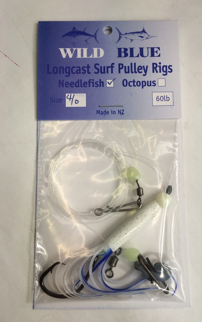 Long Cast Rig with Blue Needlefish #20 Recurve image 0