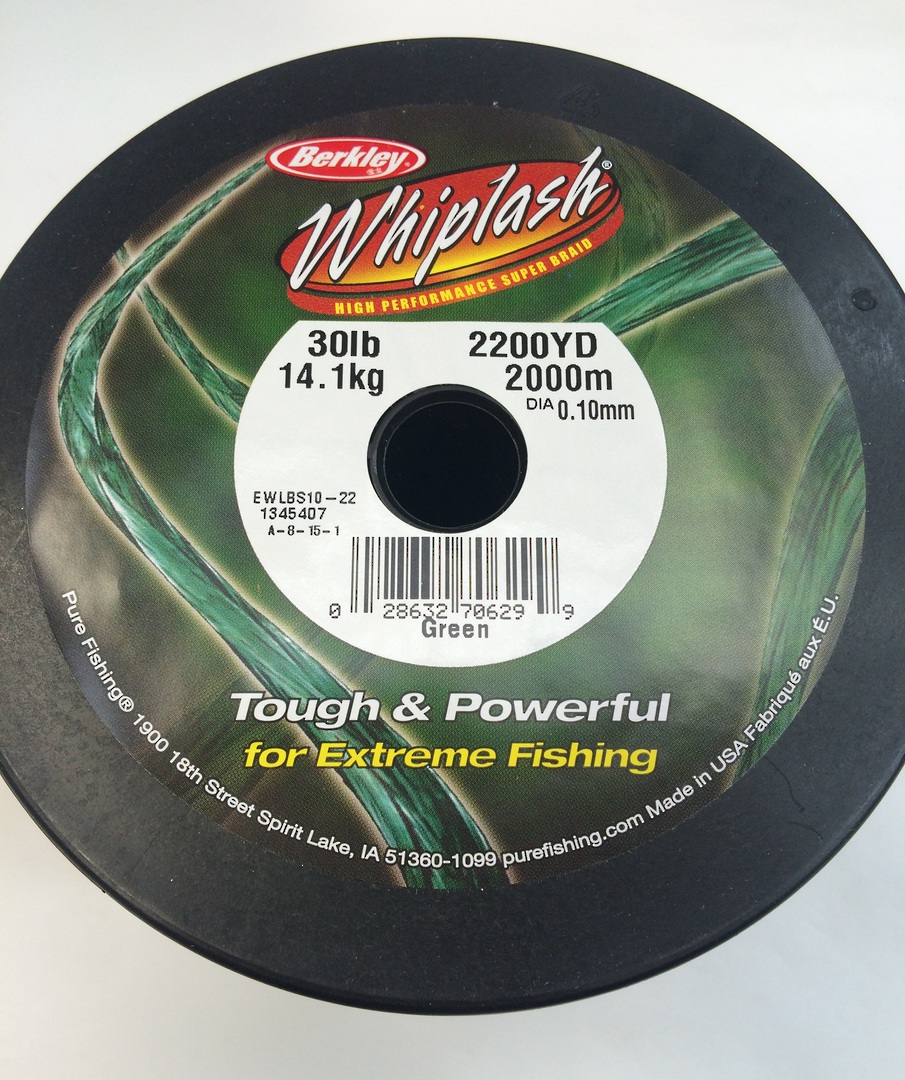 Whiplash 30lb (14.1kg) Per 100mtr Green image 0