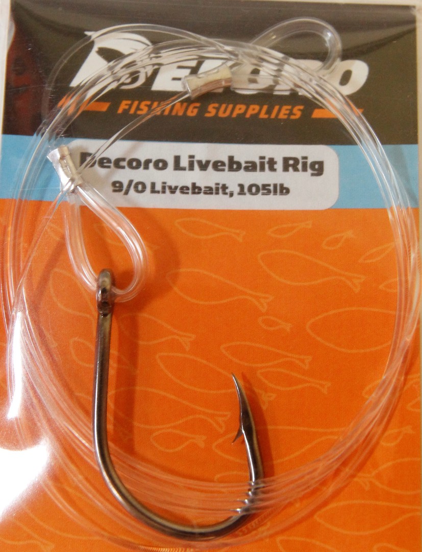 Decoro 9/0 Livebait Rig 105lb image 0