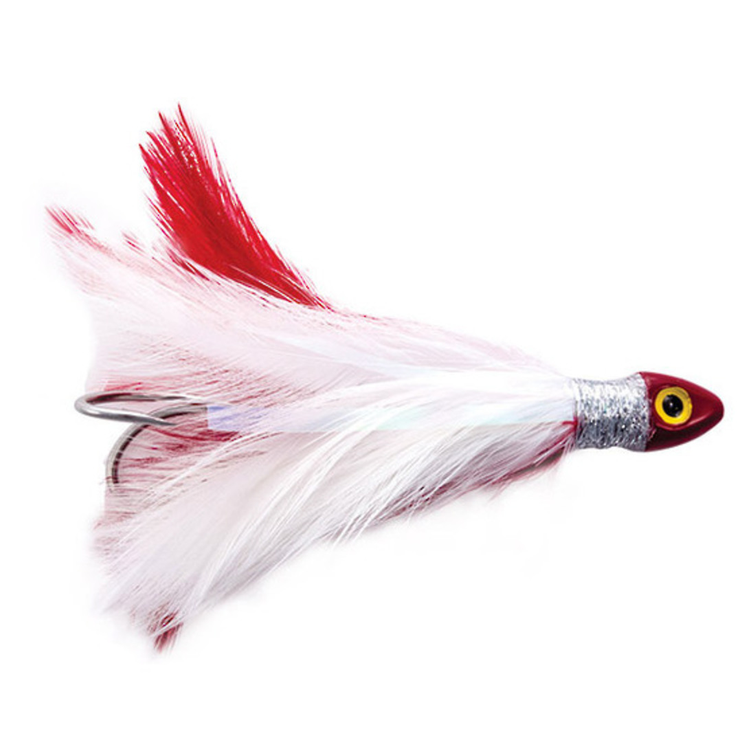 BMT Red/White Saltwater Chicken Rigged image 0