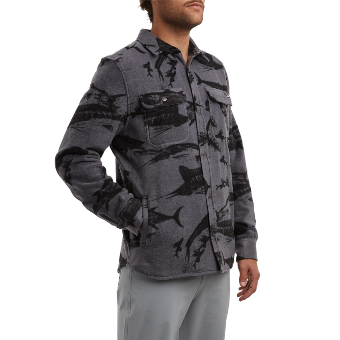 Pelagic Keeper Polar Fleece Fishing Shirt - Graphite image 0