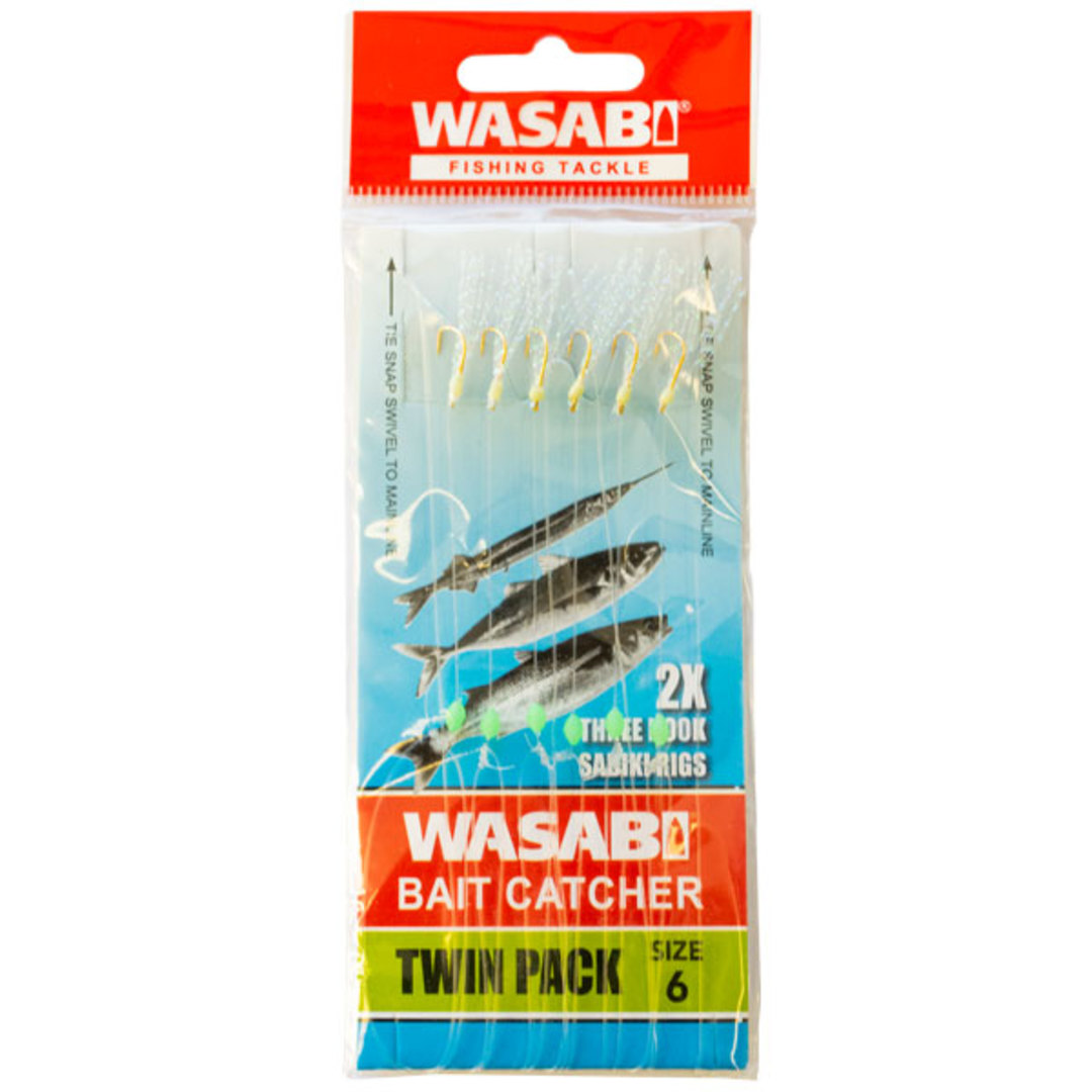 Wasabi Baitcatcher Twin Pack Size 6 image 0