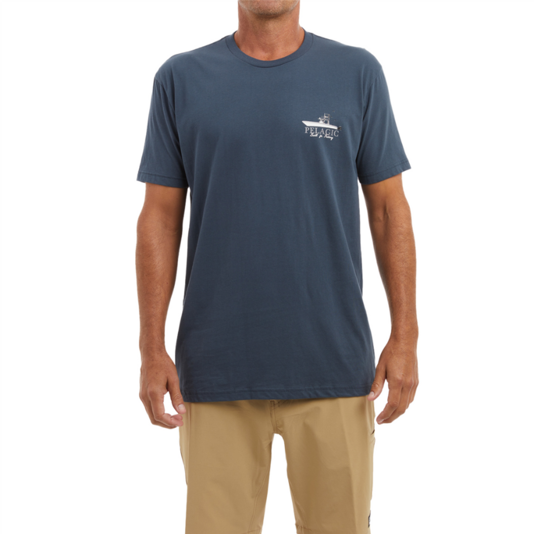 Pelagic Prem Tee Lets Go - Smokey Blue image 0