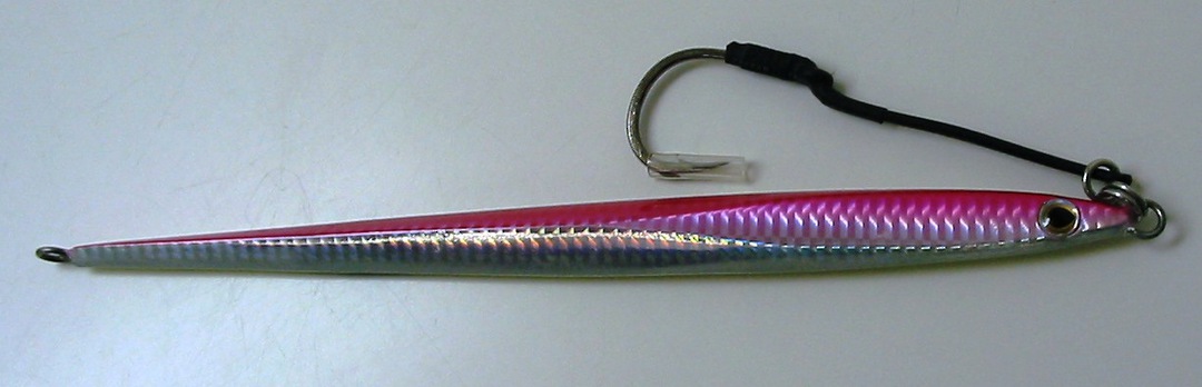 Zest Curved Slider Pink Lumo 200g Jig image 0