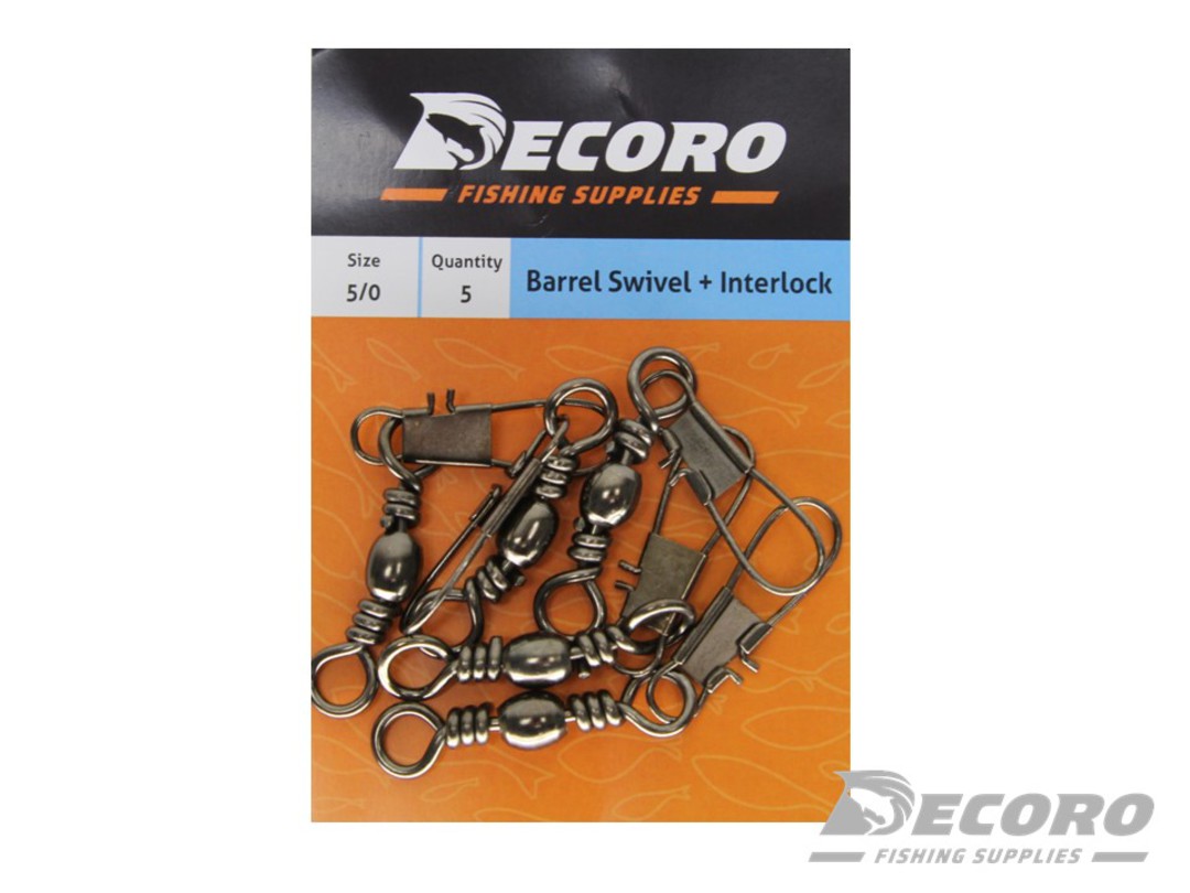 Buy Decoro Barrel Swivels with Interlock Snap at