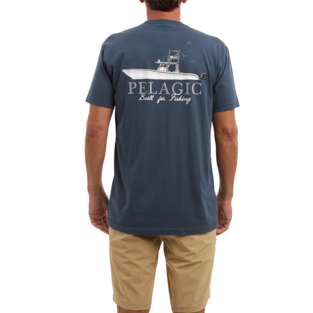 Pelagic Prem Tee Lets Go - Smokey Blue image 1