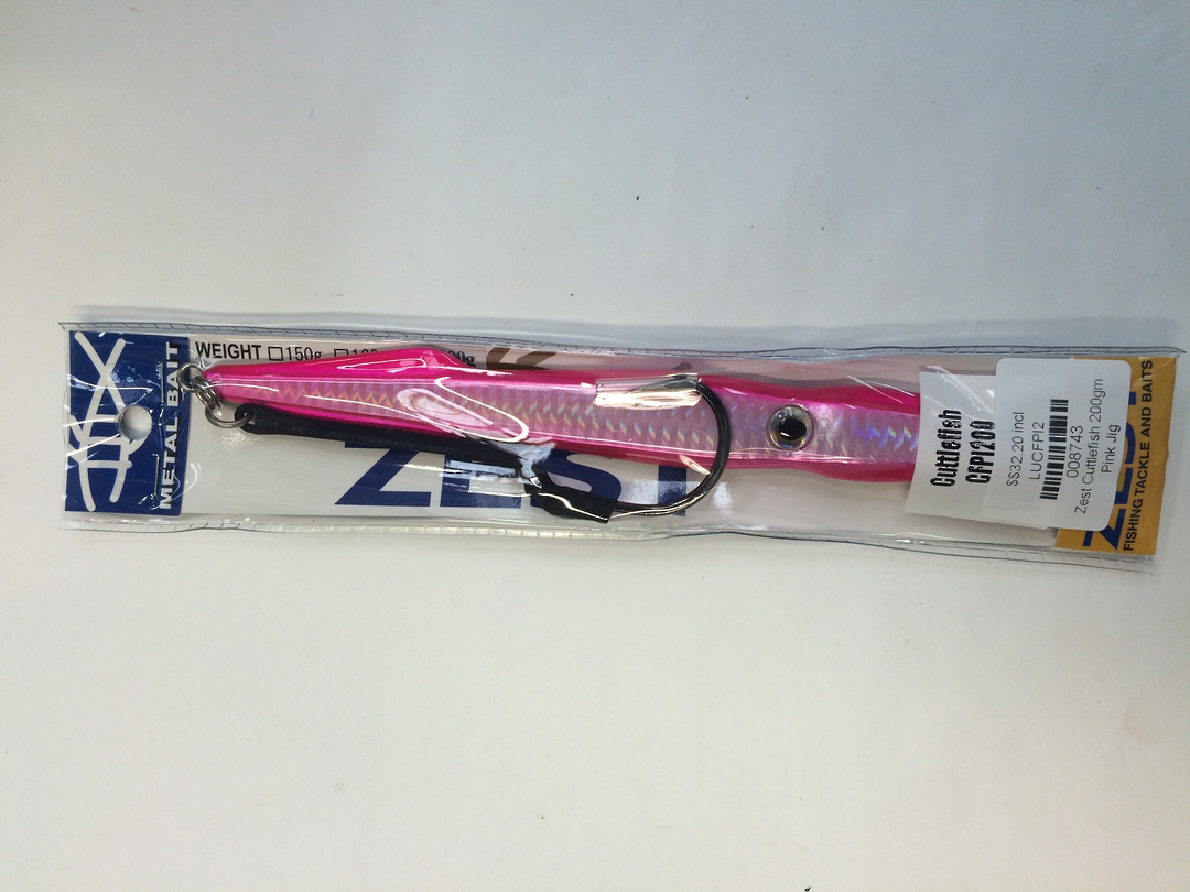 Zest Cuttlefish 200gm Pink Jig image 0