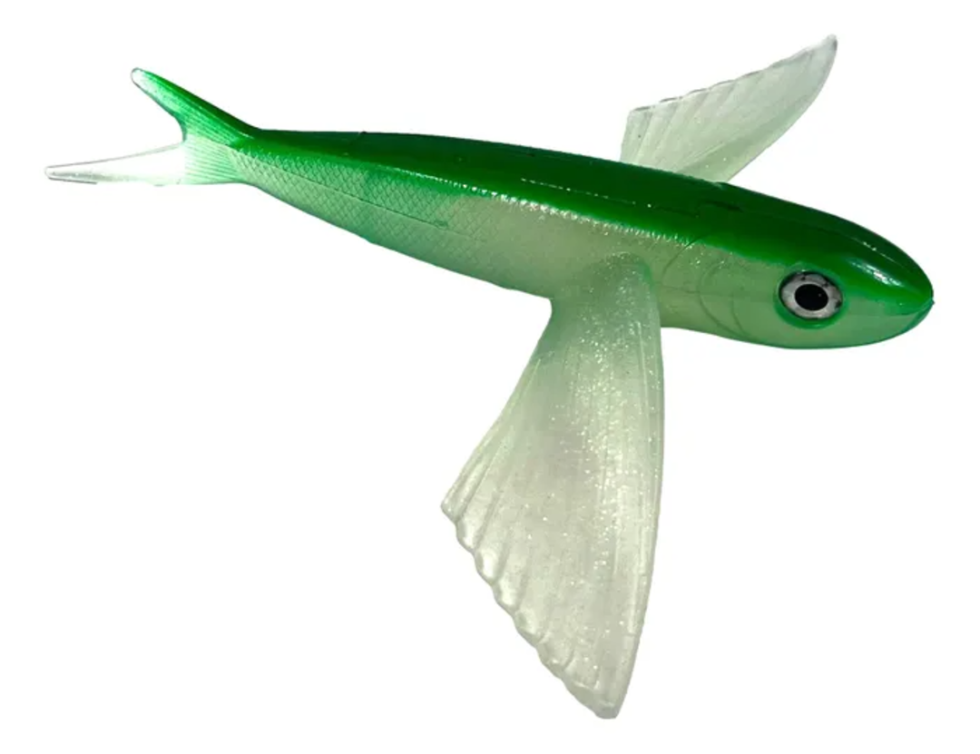 Flying Fish Bird 21cm - Green image 0