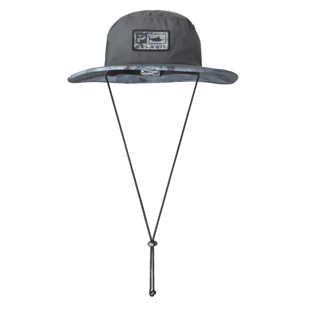 Pelagic Bucket Hat Sunsetter Pro - Open Seas Black image 1